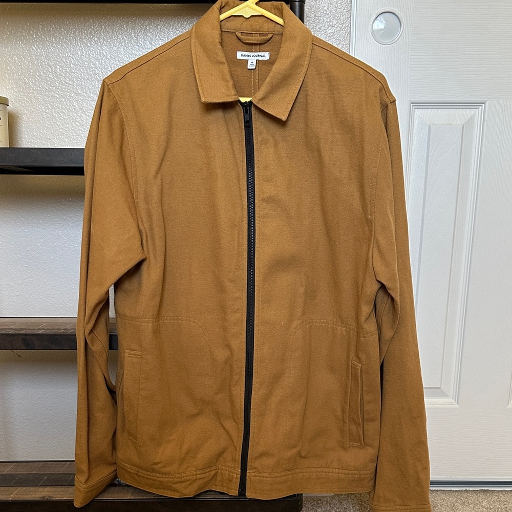 Banks Journal Men's Brown Lightweight Shirt Jacket